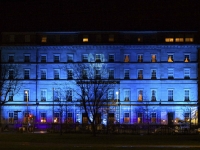 A blue Hotel Meyrick for the launch of GAP.